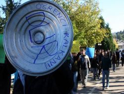 Karadeniz Teknik Üniversitesi'nde Yök'e Protesto