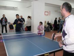 Geleneksel Büyükler Masa Tenisi Turnuvası'nın İkincisi Yapıldı