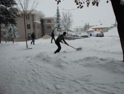 Aydıncık’ta Kar Temizleme Çalışmalarına Başlandı