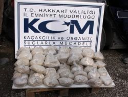 Hakkari'de Uyuşturucu Operasyonu