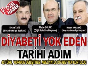 Diyabeti yok eden tarihi adım