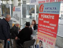 Antalya'daki Mükellefler Vergi Beyannamelerini Alışveriş Merkezinde Verebiliyor