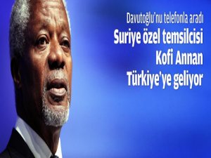Kofi Annan Türkiye'ye geliyor!!