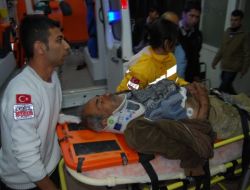 Motosiklet Devrildi, Sürücü Ağır Yaralandı