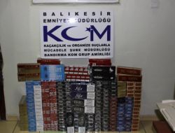 Bandırma'da 26 Bin Paket Kaçak Sigara