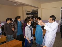 Sayader, 320 Öğrenciyi Sağlık Taramasından Geçirdi