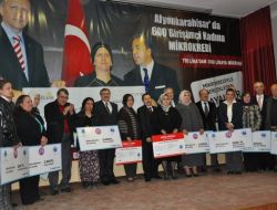 Afyonlu 10 Bayan Üçüncü Kez Mikro Kredi Sevincini Yaşadı