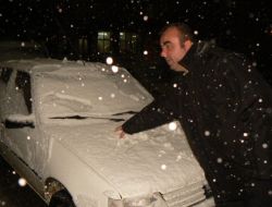 Edirne'de Kar Yağışı Etkili Oluyor