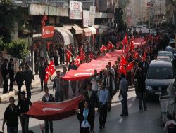 Teröre Tepki Yürüyüşüne Çinli Turistler De Destek Verdi