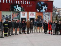 Öğrenciler, Yangına Ve Doğa Olaylarına Karşı Bilgilendiriliyor
