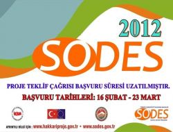 Hakkari’de Sodes Projeleri Başvuru Süresi Uzatıldı