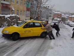 Yozgat’ta Kar Yağışı