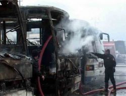 Kardeşine Ait 4 Otobüsü Kundakladığı İddia Edildi