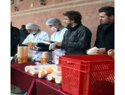 Öğrencilere, Çanakkale Savaşı’nda Askerlerin Yediği Buğday Çorbası Dağıtıldı