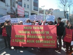 Tayad Üyelerinden Ak Parti Önünde Açlık Grevi