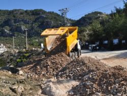 Yağıştan Dolayı Çöken Yayla Yolu