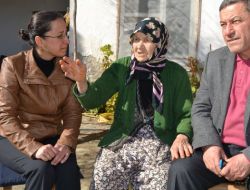 Ak Parti İlçe Başkanı Fahrettin Ayçiçek Yaşlıları Ziyaret Etti