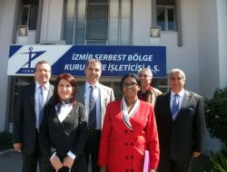 Güney Afrika Ataşesi İzmir Serbest Bölgesi’ni Gezdi