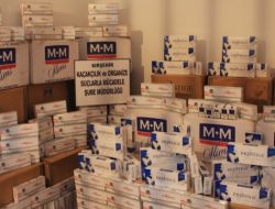 18 Bin Kaçak Sigara 168 Kilo Kaçak Tütün