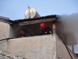 Prizde Unutulan Şarjlı Piller Yangına Neden Oldu