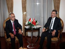 Cumhurbaşkanı Gül, Filistin Ulusal Yönetim Başkanı Fayyad İle Görüştü