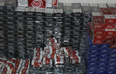 Hilvan'da Kaçak Sigara