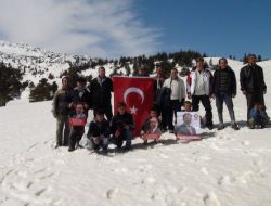 Yazıcıoğlu, Düştüğü Yerde Keş Dağı'nda Anıldı