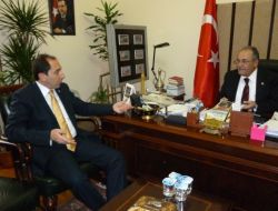 Rektör Alkan'dan Salim Uslu'ya Ziyaret