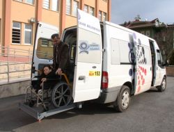 Engelli Öğrencileri 'Alo 153-3' Sınav Yerlerine Taşıdı