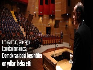 Erdoğan'dan geleceğin komutanlarına