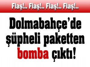 Şüpheli paketten bomba çıktı