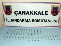 Çanakkale’de Tarihî Sikkeler Ele Geçirildi