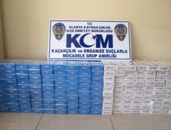 Alanya’da Gümrük Kaçağı Sigara