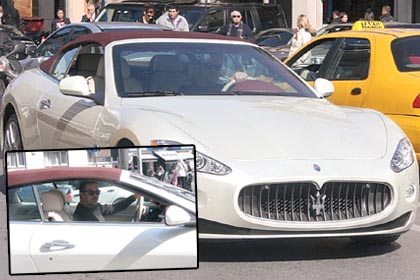 Maserati'siyle asfalt ağlattı!..