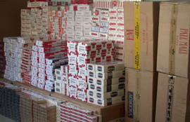 Sivas'ta kaçak sigara operasyonu