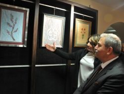 Geleneksel Türk El Sanatları Sergisi'nin Açılışını Başkan Demirtaş Yaptı