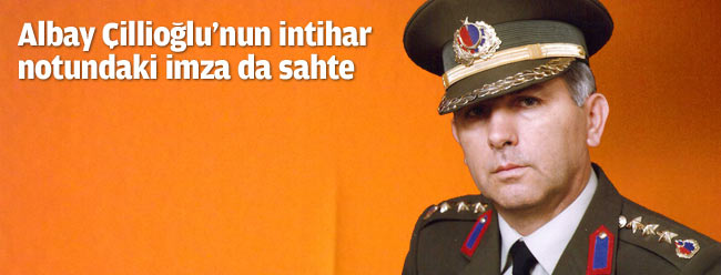İntihar notundaki imza da sahte