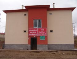 Mahzemin Mahallesi'ne İki Muhtar Evi Yapıldı