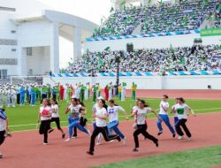 Türkmenistan'da Spor Haftası Törenle Son Buldu