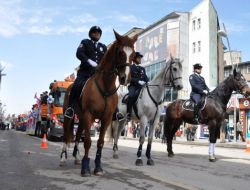 Erzurum’un Atlı Polis Birliği Görücüye Çıktı
