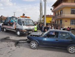 Aksaray'da Ehliyetsiz Sürücü Otomobili Kanala Uçurdu