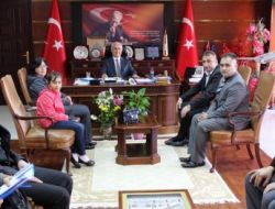 Yeni Başkan Baker Vali Şahini Ziyaret Etti