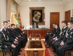 Merzifon Polis Okulu Heyeti Vali Öz’ü Ziyaret Etti