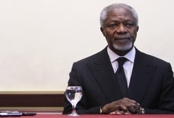Beşir Atalay ve Kofi Annan'dan açıklamalar