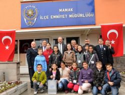 Başkan Akgül Ve Mamak Çocuk Meclisi Üyelerinden Polise Ziyaret