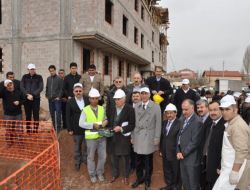 Aksaray’da Kız Yurdu İnşaatının Temeli Atıldı