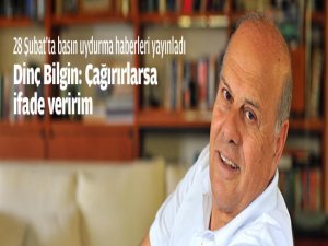 Dinç Bilgin'den sürpriz çıkış