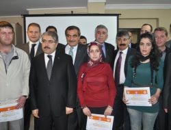 Meslek Kursunu Tamamlayanlar Sertifikalarını Aldı