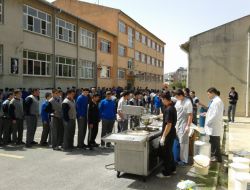Diyanet-sen Söke'de Her Gün Bir Okulda Lokma Hayrı Yapıyor