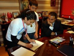 Kaymakm Budan, Proje Yarışması'nda Dereceye Giren Öğrencileri Kabul Etti